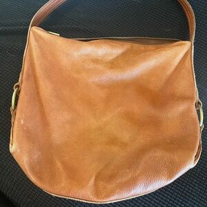 Banana Republic Tan Leather Hobo Bag